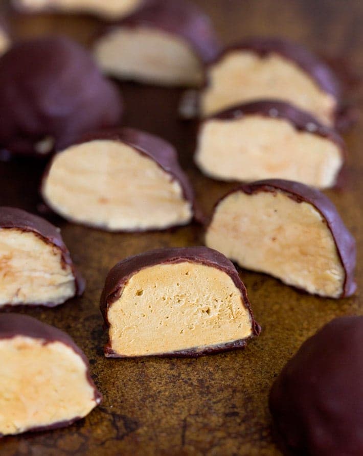 Coffee Truffles with Creamy Coffee Centers and Dark Chocolate Shell