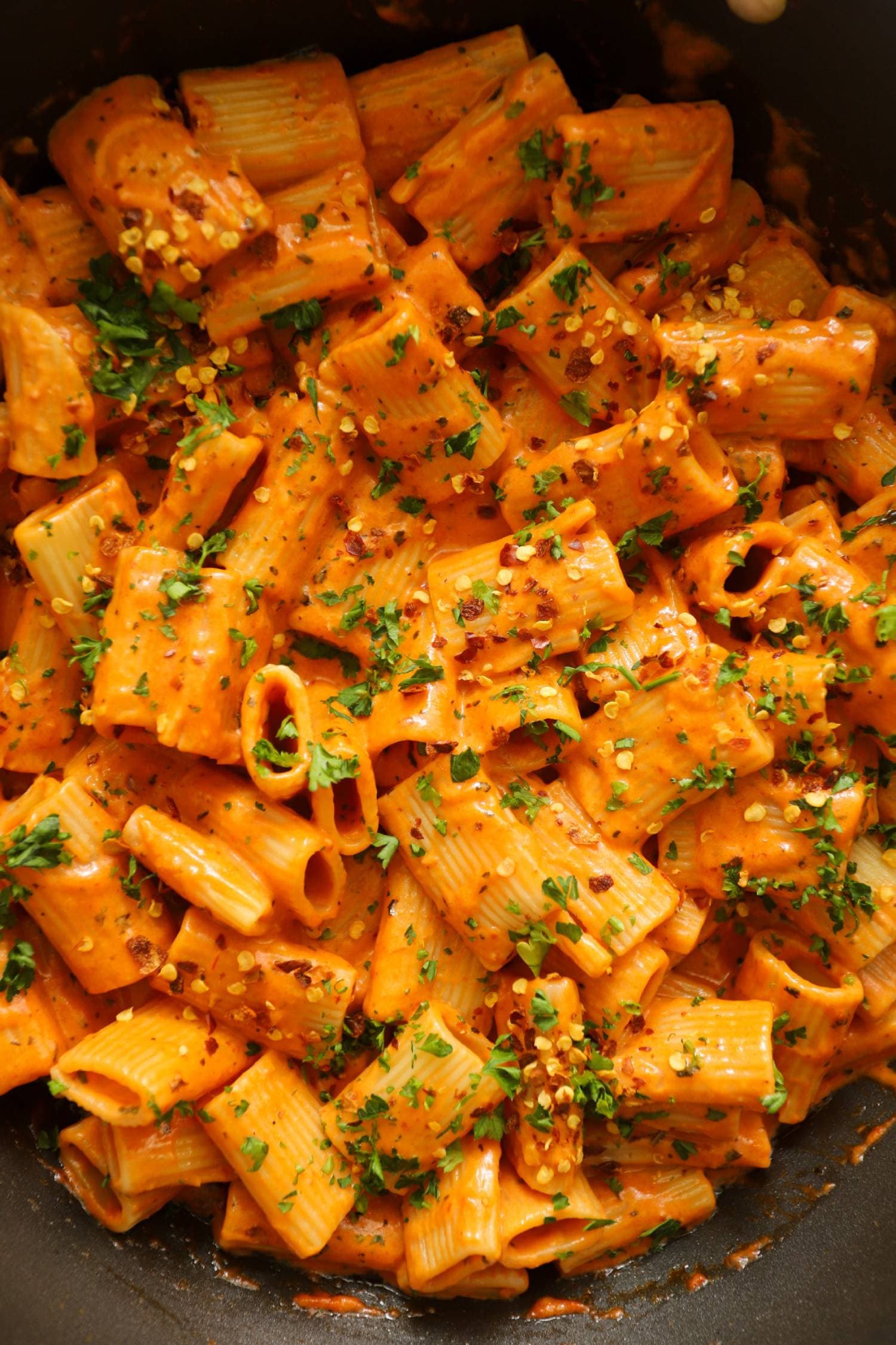 Gigi Hadid Pasta with Creamy Tomato Sauce and Rigatoni