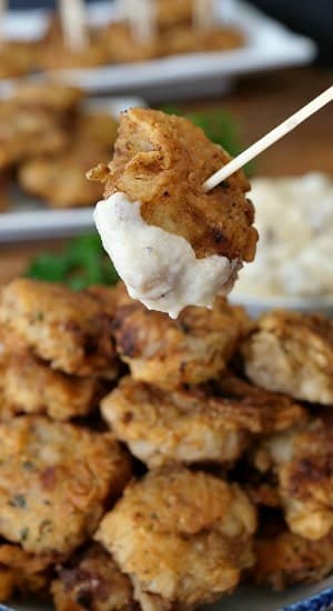 Chicken Fried Steak Bites with Crunchy Seasoned Coating