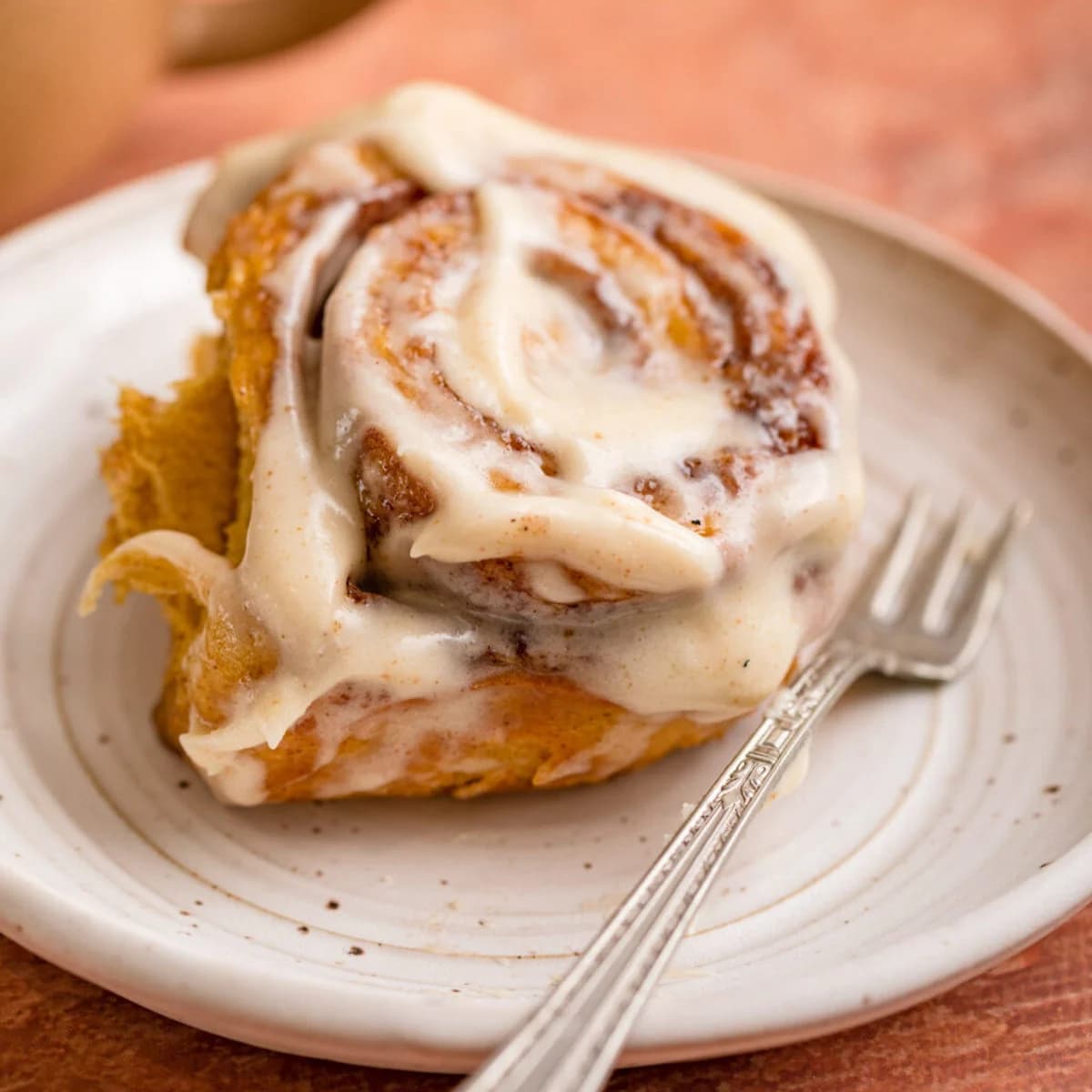 Pumpkin Cinnamon Rolls with Brown Butter Cream Cheese Frosting