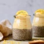 Lemon Vanilla Chia Pudding With Tart Coconut Lemon Layers