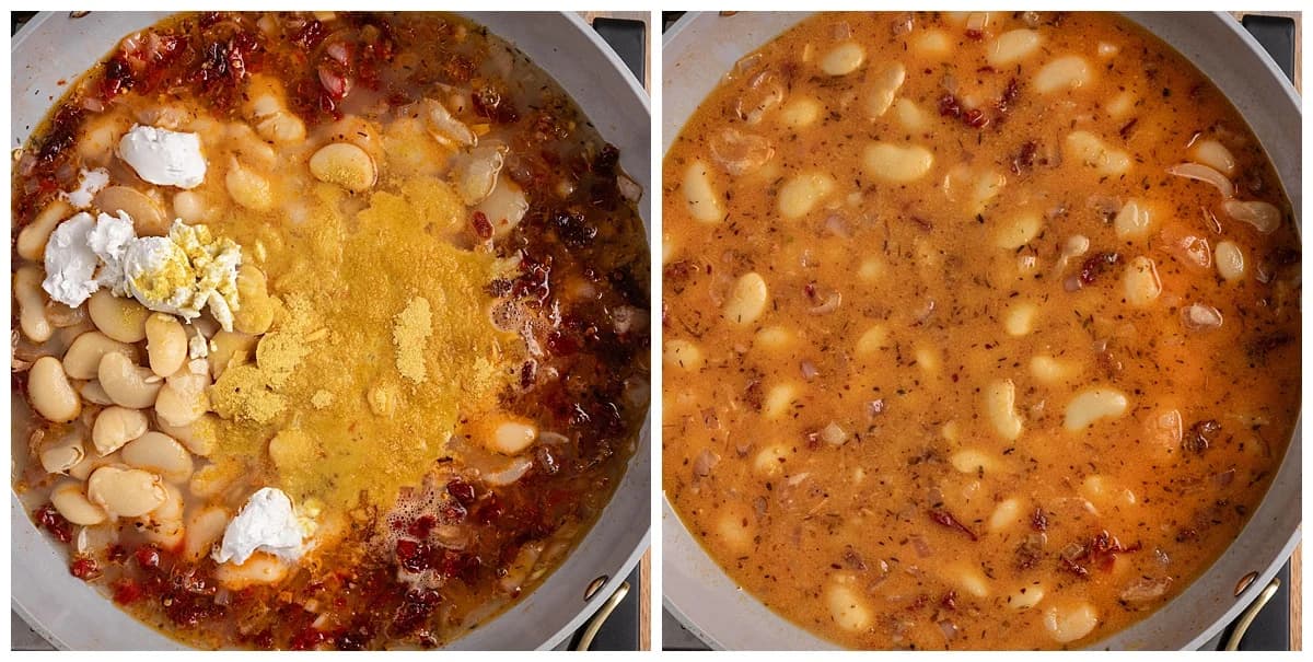 Tuscan Marry Me Butter Beans with Creamy Sun-Dried Tomato Sauce