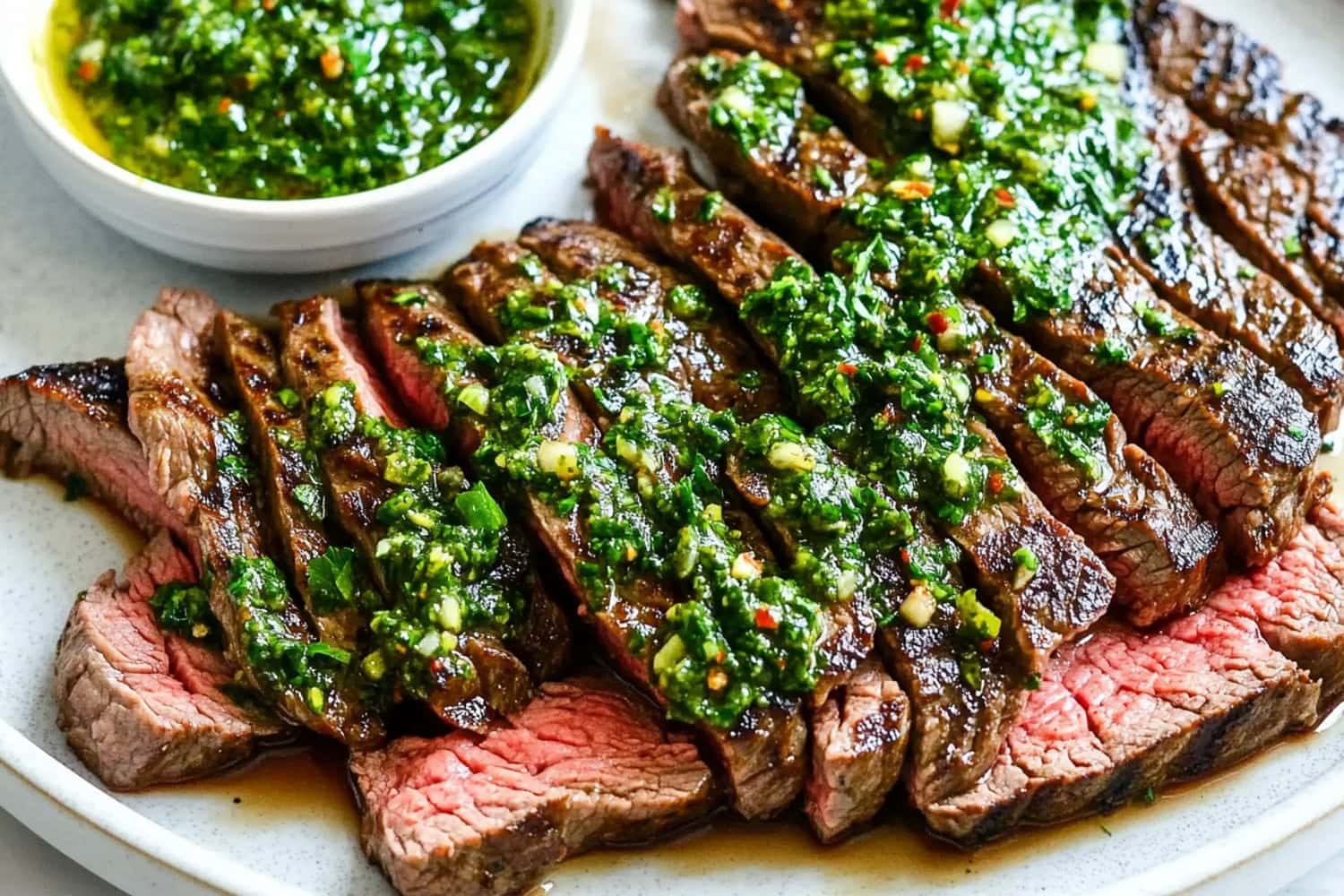 Chimichurri Steak with Garlicky Parsley and Golden-Brown Crust
