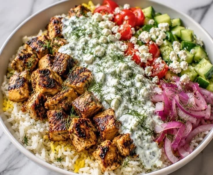 Mediterranean Lemon-Dill Chicken Bowls: Bright and Herby Meal Prep for Busy Weeknights