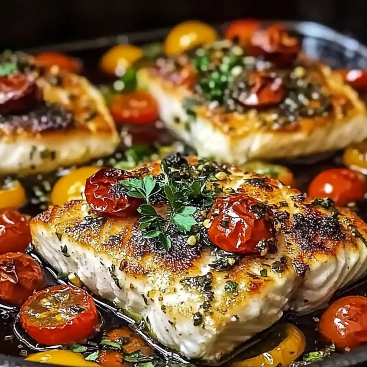 Mediterranean Baked Fish with Lemon, Garlic, and Tender Vegetables