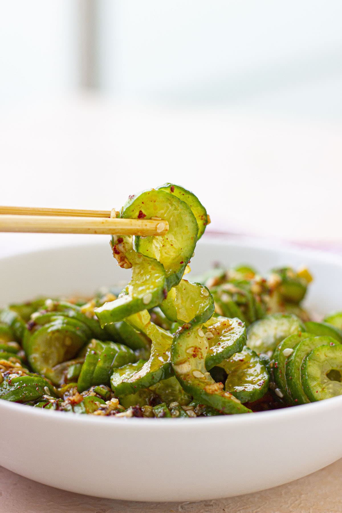 Asian Cucumber Salad: A Viral TikTok Recipe with Sweet-Salty Dressing