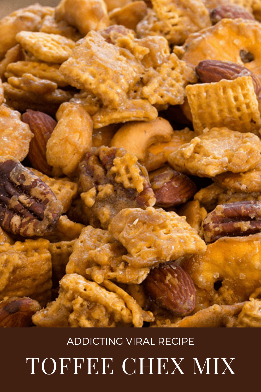 Toffee Chex Mix: Sweet and Salty Make-Ahead Snack Mix