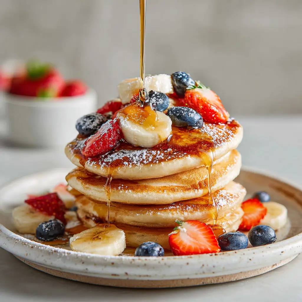 Fluffy Pancake Recipe with Homemade Buttermilk