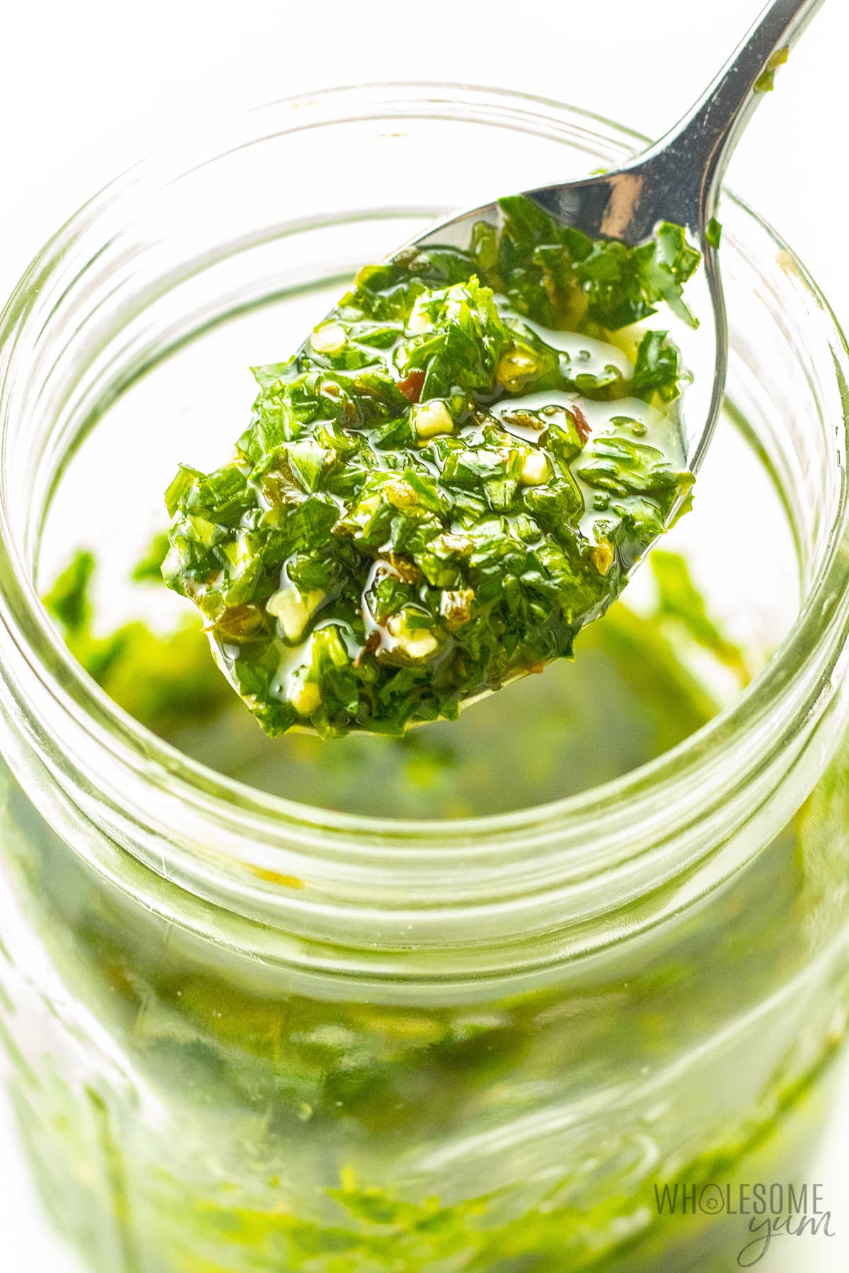 Chimichurri Sauce: Fresh Parsley, Garlic, and Tangy Vinegar