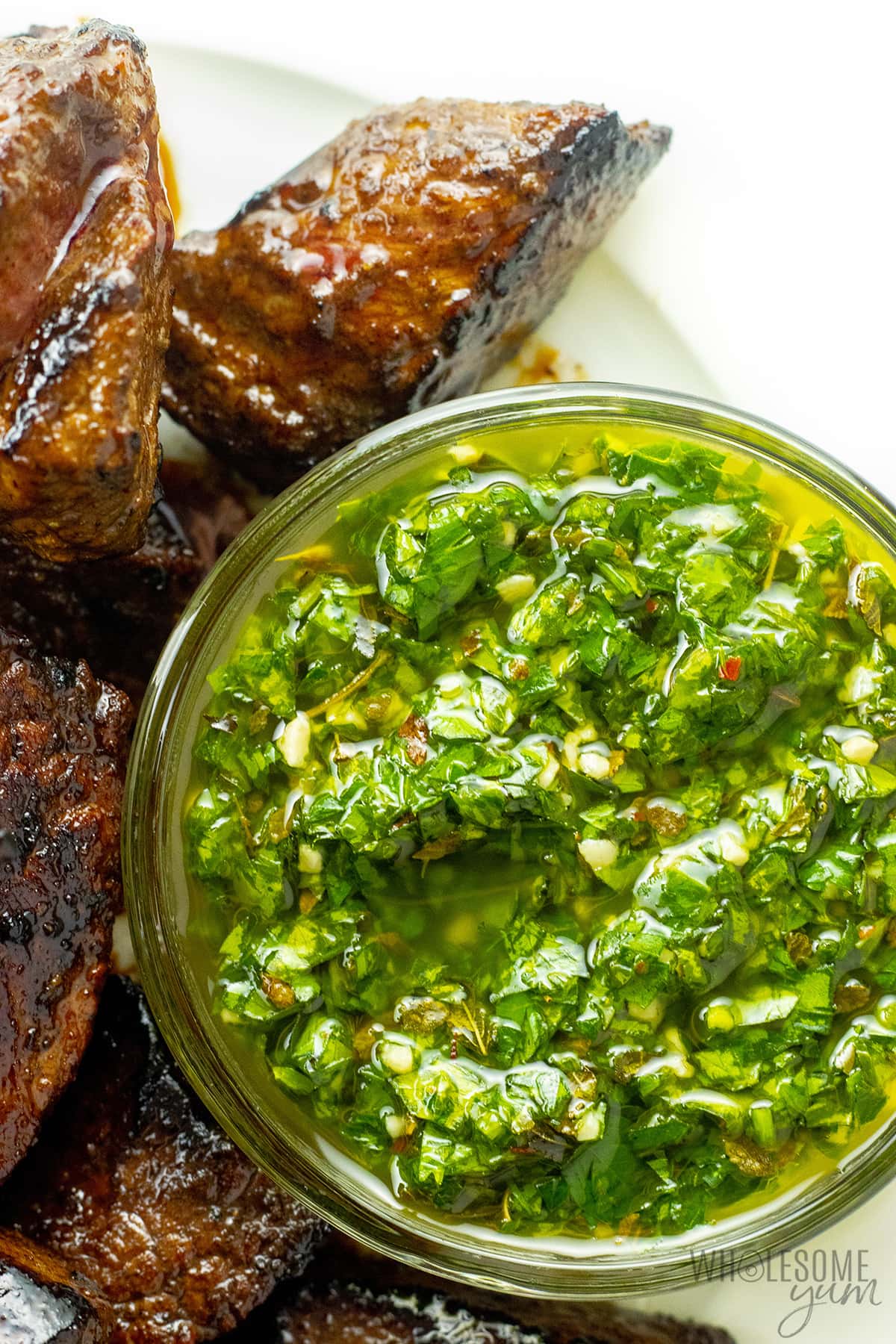 Chimichurri Sauce: Fresh Parsley, Garlic, and Tangy Vinegar