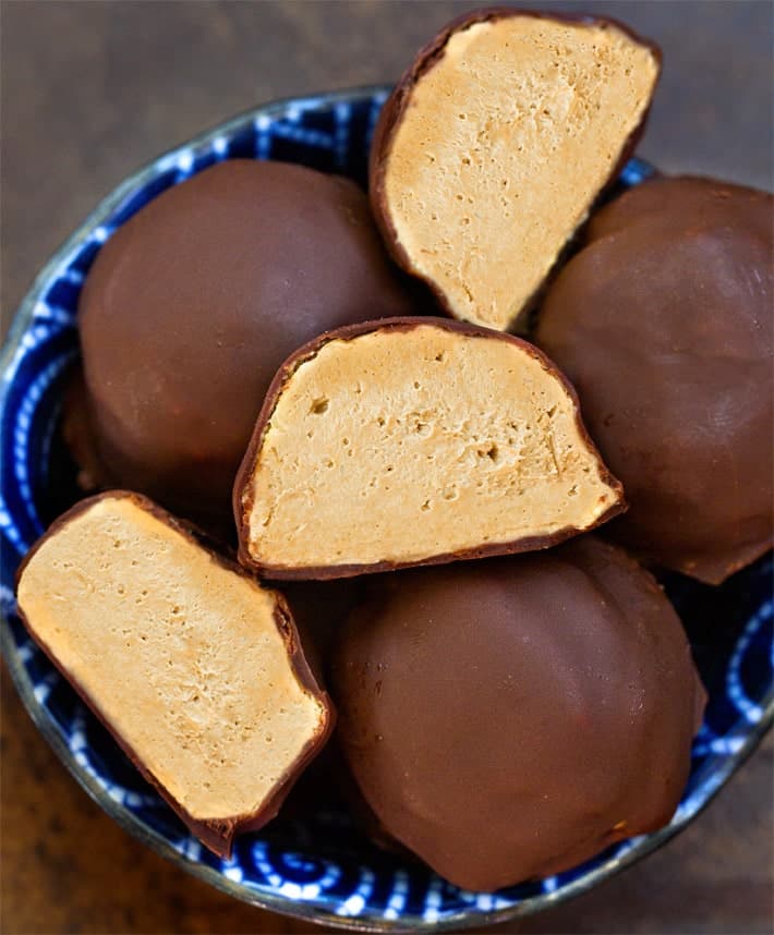 Coffee Truffles with Creamy Coffee Centers and Dark Chocolate Shell