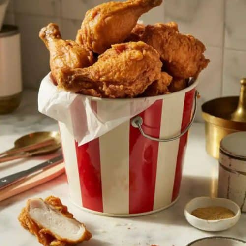 Copycat KFC Chicken With Golden Crunchy Herb-Spice Crust