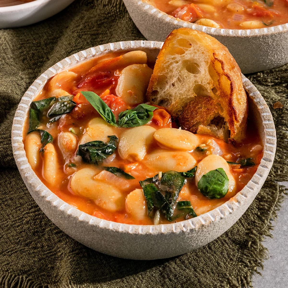 Tuscan Marry Me Butter Beans with Creamy Sun-Dried Tomato Sauce