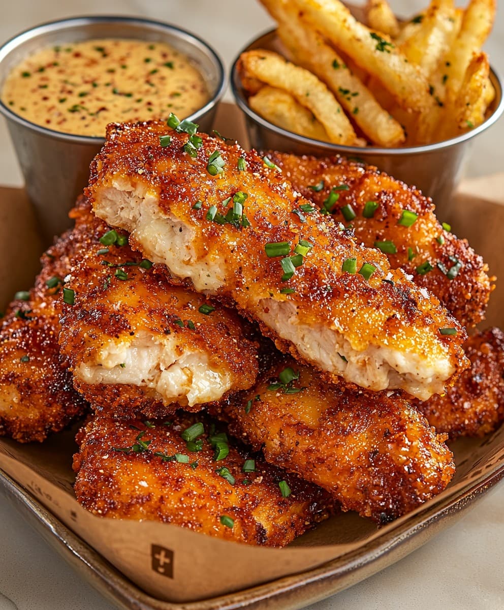Crack Chicken Tenders with Ranch Parmesan Ritz Cracker Coating