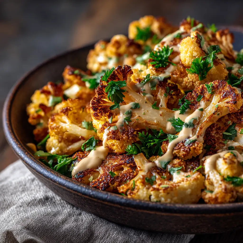 Moroccan Cauliflower with Cumin and Cinnamon
