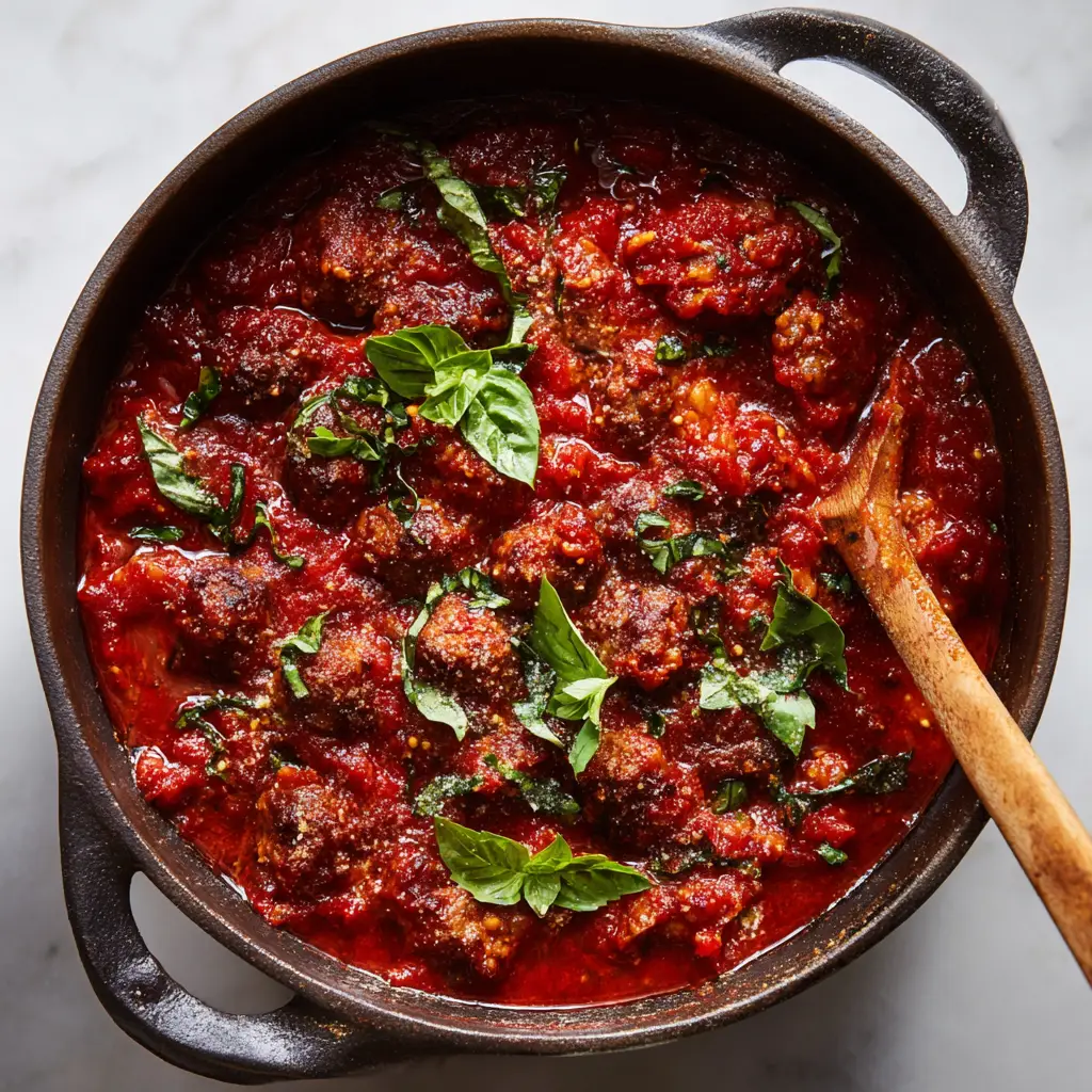 Authentic Italian Gravy: Sunday Sausage Meat Sauce