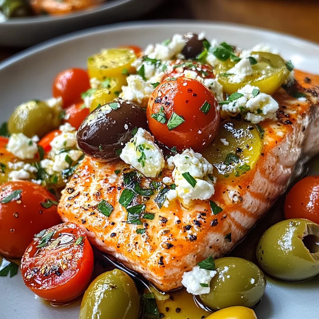 Mediterranean Salmon: Quick and Flavorful Weeknight Meal