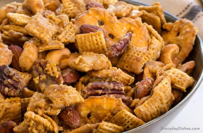 Toffee Chex Mix: Sweet and Salty Make-Ahead Snack Mix