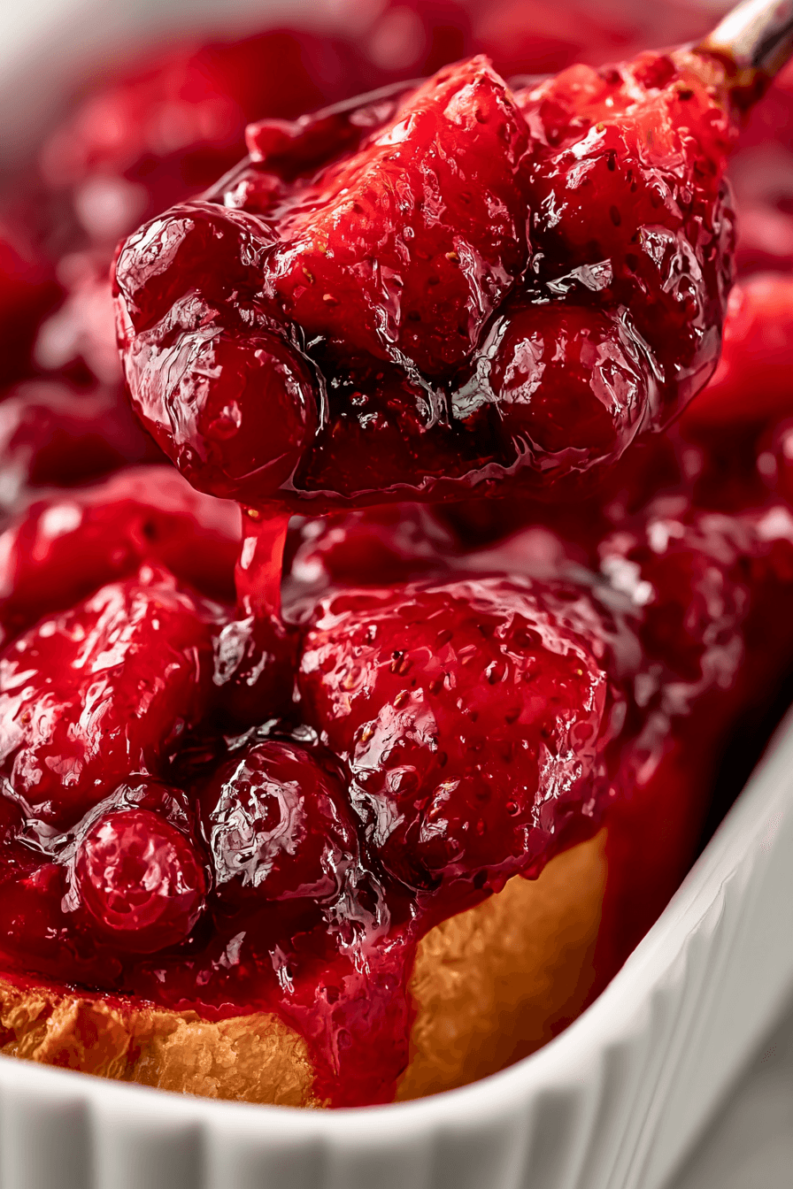 Cranberry Strawberry Christmas Jam: Bright No-Pectin Holiday Spread