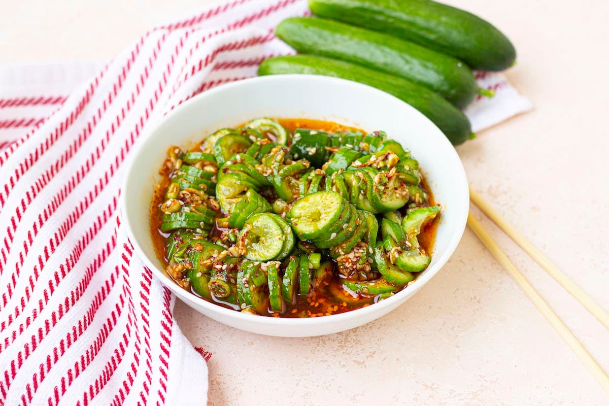 Asian Cucumber Salad: A Viral TikTok Recipe with Sweet-Salty Dressing