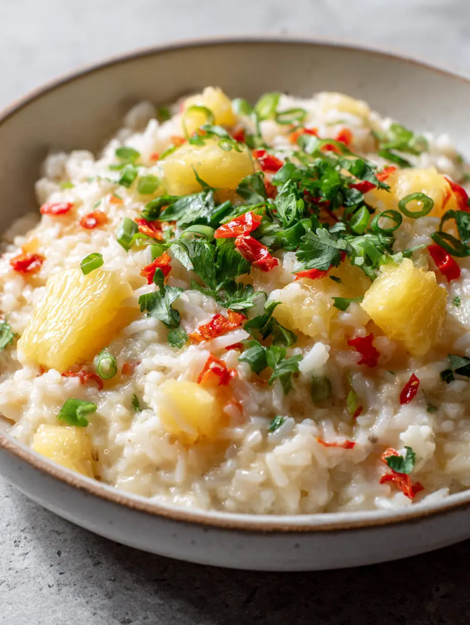 Coconut Pineapple Rice with Jasmine Rice and Coconut Milk