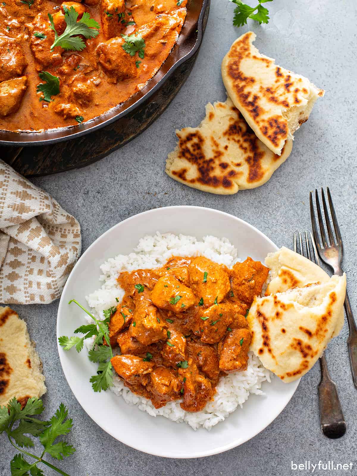 Chicken Tikka Masala with Charred Chicken and Creamy Tomato Sauce