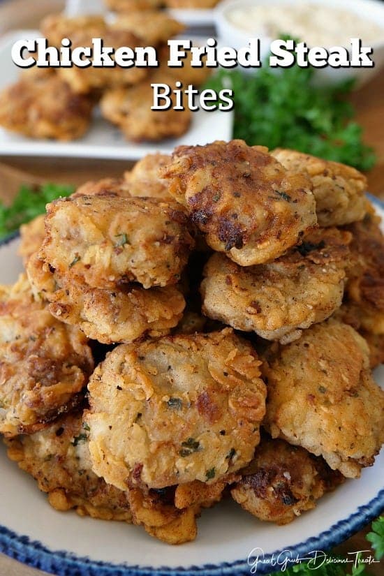 Chicken Fried Steak Bites with Crunchy Seasoned Coating