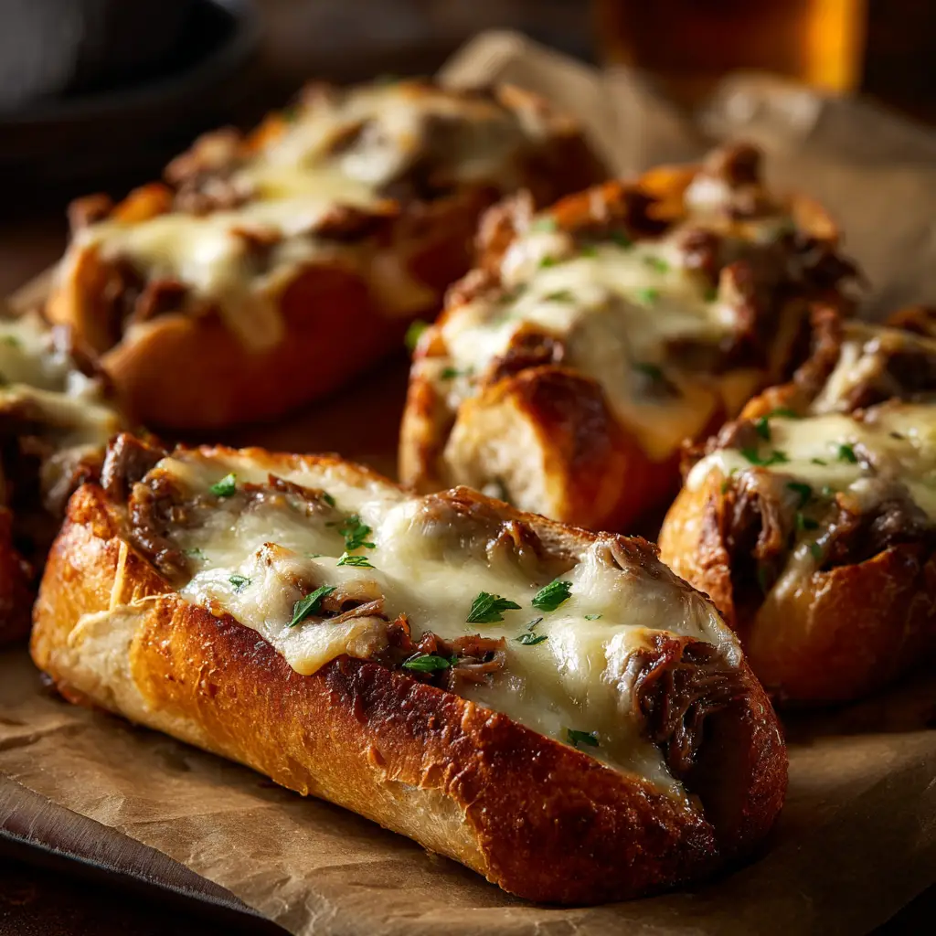 Philly Cheesesteak Stuffed Bread with Ribeye and Provolone